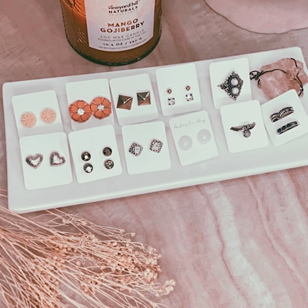 Earrings and Rings